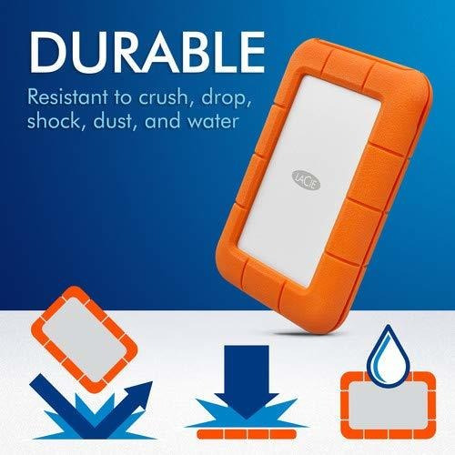 Lacie Stfs Disco Duro Externo Portatil Usb Tb Para Mac Pc Pv