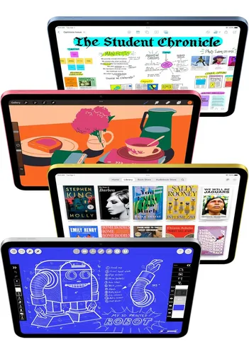 Processador Apple iPad 11 A16, Retina Líquida, 128 Gb, Wi-fi Azul