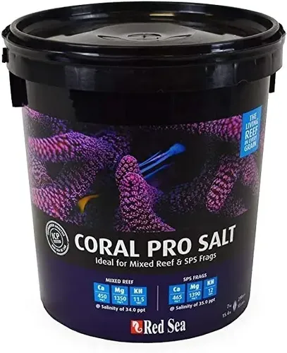 Sal Red Sea Coral Pro 22kg Pra Aquários Marinhos Rende 660L