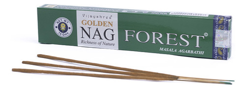 Incenso Indiano Vijayshree Golden Nag Forest - 15 Varetas