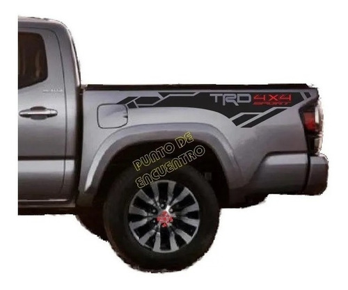 Stickers Franjas Para Toyota Trd 4x4 Off Road Grafic Pick Up