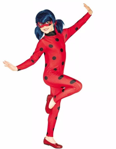 Disfraz Lady Bug Miraculous Disney Talle 2 5/6 Años