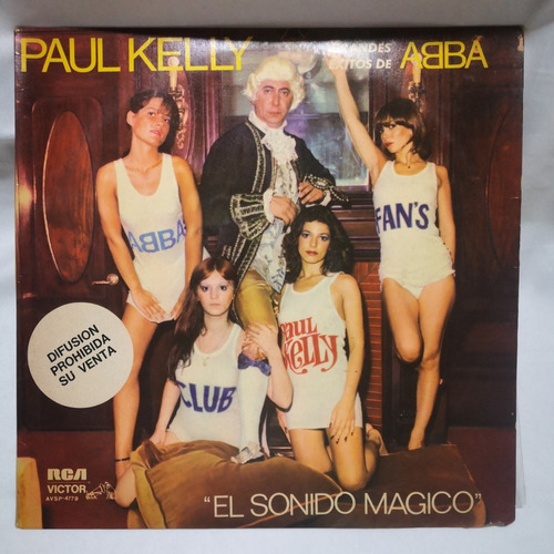 Paul Kelly Grandes Éxitos De Abba Promo Vinilo Lp / Kktus