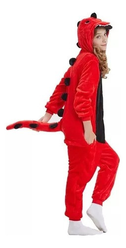 Pijama Disfraz Polar Para Adultos Diseño De Dinosaurio Nuevo