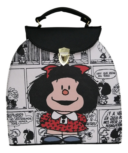 Bolsa Mochila Diseño Mafalda 3 En 1