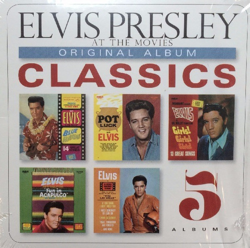 Box Elvis Presley At The Movies Original Album Classics 5cds