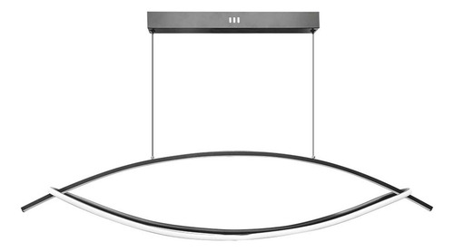 Lámpara De Techo Led Colgante Luz Neutra 42w Adir 10049 Negro