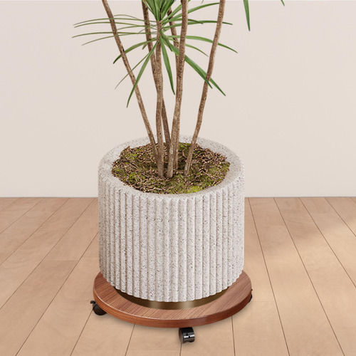 Plantadora De Rodantes Con Ruedas 360 ° Pallet De Tamaño M