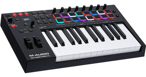 Teclado Controlador M-audio Oxygen Pro 25 Aftertouch Negro
