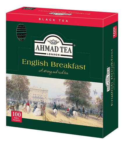 English Breakfast 100s Ahmad Tea Clasico Te Negro Desayuno