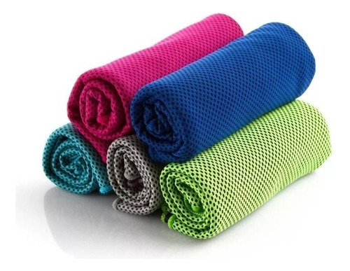Toalla Fría Microfibra Deportiva 30x80 Secado Rápido Towel