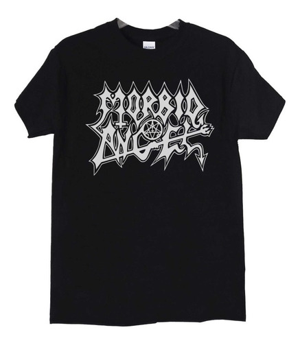 Polera Morbid Angel Logo Blanco Metal Abominatron