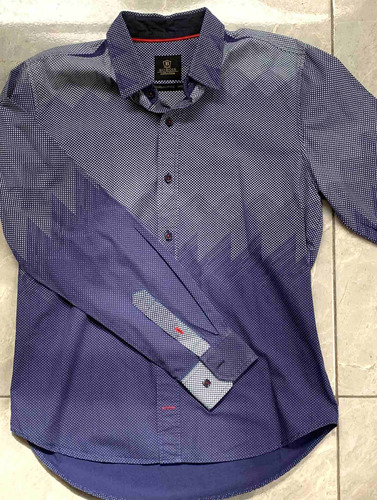 Camisa Bobois Azul Con Blanco De Hombre Original . H&m Zara