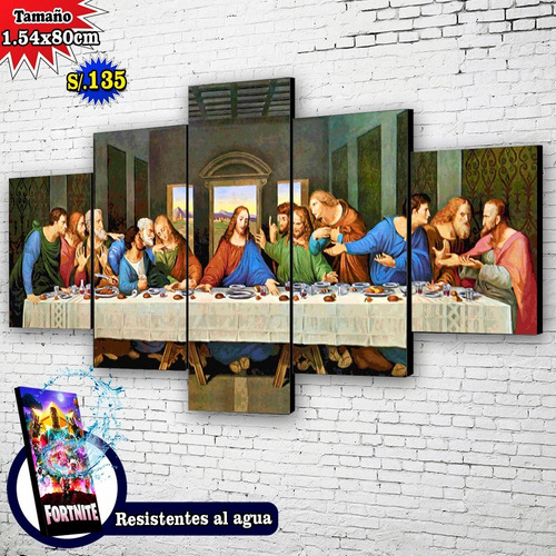 Imagen 1 de 3 de Cuadros Decorativos Ultima Cena