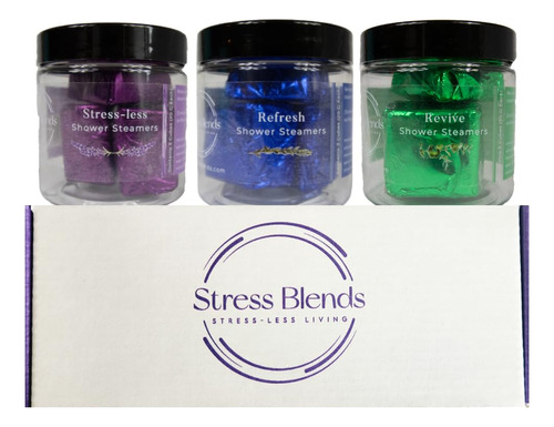 Stress Blends Vaporizadores De Ducha De Aromaterapia 3 De Un