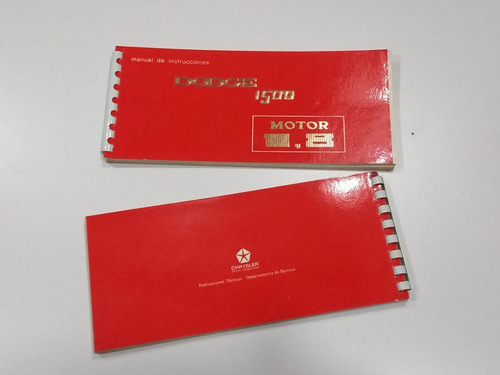 Manual De Usuario Dodge 1500 Original Nuevo