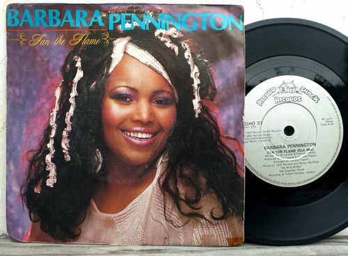 Barbara Pennington - Fan The Flame Simple Vinilo Ingles 1985