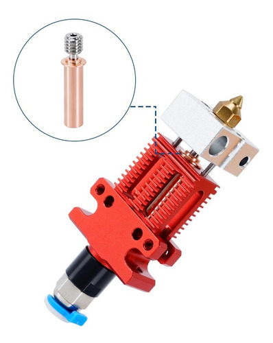 Imagen 4 de 4 de Barrel Bimetal Titanio Y Cobre Impresora 3d Cr6se | Icu