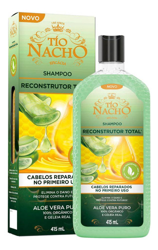 Shampoo Tío Nacho Reconstrutor Total  415ml