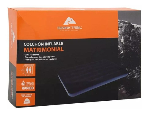 Set De 2 Colchones Matrimoniales Inflables Ozar Trail