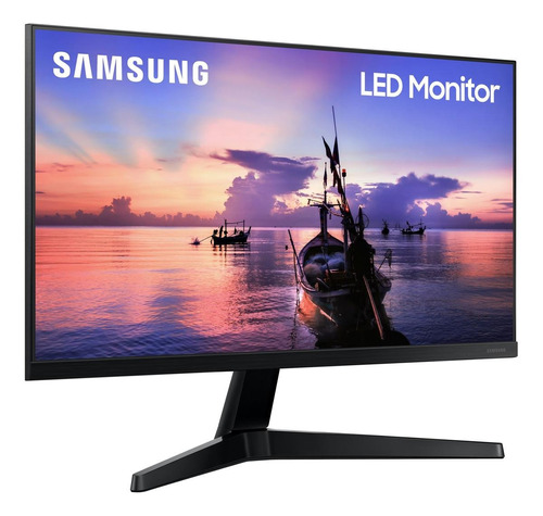 Monitor Gamer Samsung F24t35 Led 24  Azul Y Gris  100v/240v