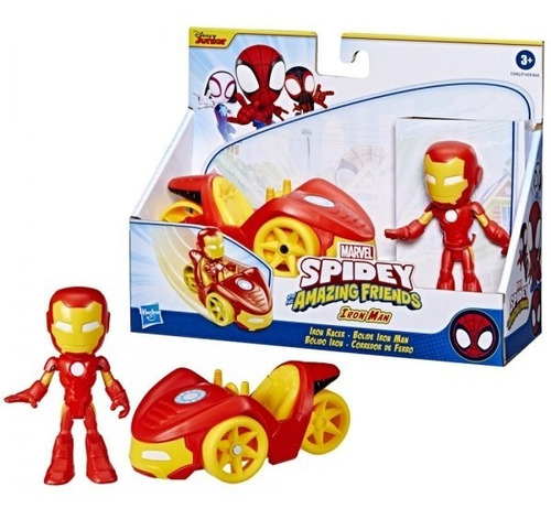 Figura Iron Man Iron Racer Spidey And Tha Amazing Friends