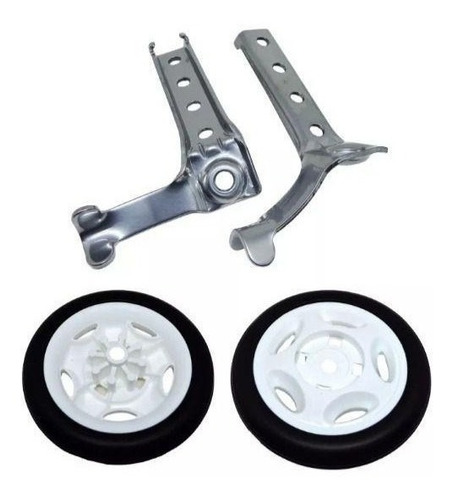 Imagem 4 de 7 de Rodinha Lateral Bike Bicicleta 16/24 Reforçada Marcha