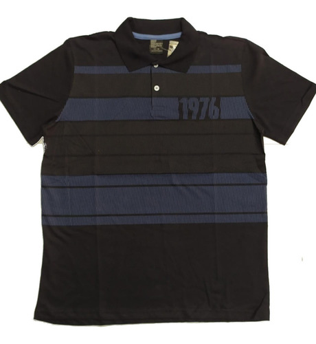 Camisa Pólo Em Meia Malha Estampada Mmt 54044 - Tam P M G Gg