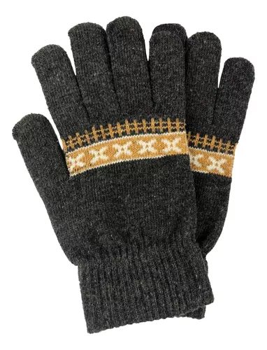 Guantes De Lana Tejidos Para Invierno Dedos Completos Hombre | Cuotas