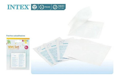Kit Parches De Reparación Intex 6 Un.