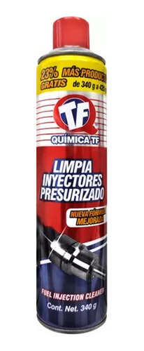 Limpiador Automotriz Para Inyectores Presurizado 340 Gr