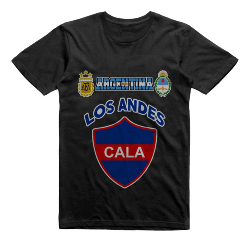 Remera Infantil Negra Los Andes Mar Del Plata