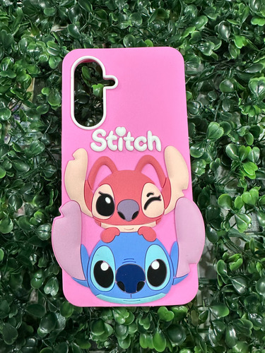 Funda De Stich 3d Para Samsung A36/a56 Rosa Geométrico