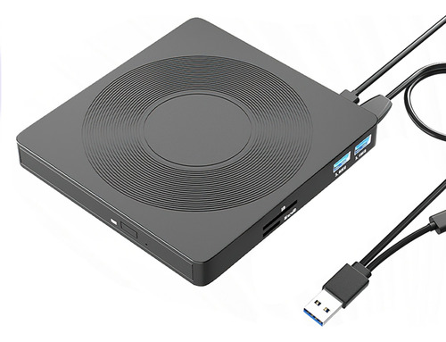 Unidad Externa De Cd/dvd 6 En 1, Usb 3.0 C, Cd, Dvd, Rw, Vcd