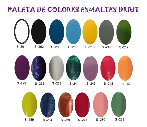 Imagen 2 de 2 de Set De 2 Esmaltes Para Estampar Driut Colores A Elección
