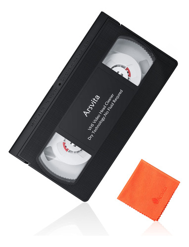 Arsvita Vhs/vcr Limpiador De Cabezales, Kit De Limpieza De C