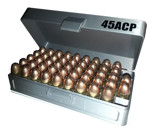 Caja Porta Municiones 45acp/ Caja De Municiones 11.25mm