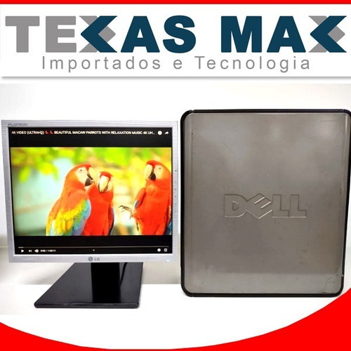 Imagem 1 de 5 de Cpu Usada Dell Core 2 Duo+ssd 120 +monitor 15+mouse+teclado