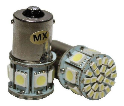 Lâmpada Led S25 1 Polo 12v 7smd5050 Branca