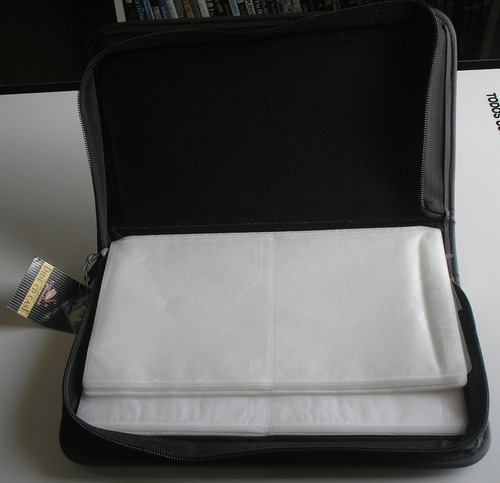 Porta Cd Case 80 Cd´s, Dvd´s, Blu-ray Poliester Pvc Jiadai