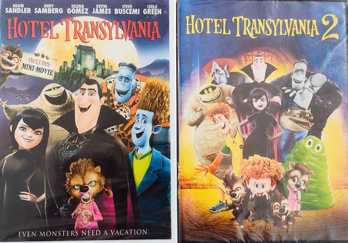 Hotel Transylvania 1 Y 2 Dvd Películas Originales Y Selladas