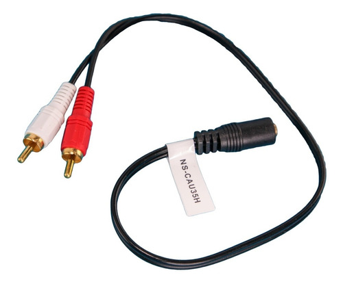 Adaptador Cable Audio 2 Rca Mach A 3.5 Hembra St Aux Ns Htec