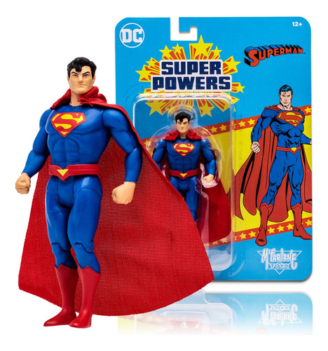 Superman - Figura 12cm Super Powers Mcfarlens Toys