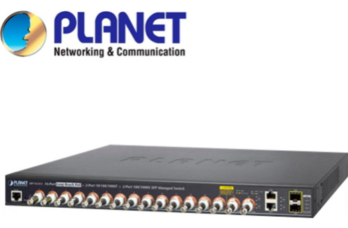 Switch Poc Administrable / Planet Lrp-1622cs / 2 Puertos
