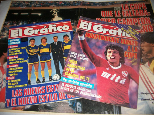  River Campeon C/interamericana 1987 Graficos -poster