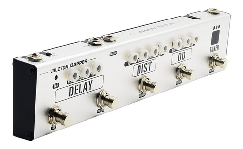 Imagen 3 de 3 de Pedal de efecto Valeton Dapper VES-1 plateado