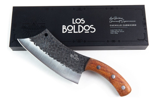 Cuchillo Carnicero - Los Boldos - 26 Cm Largo. P. Total 390g Color Acero