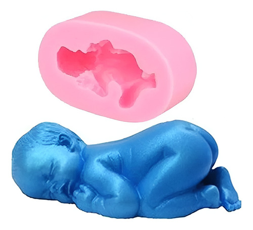 Molde Silicona Bebe Dormilon Bebe Durmiendo Decoracion