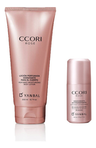 Ccori Rose Locion Perfumada + Desodorante En Roll On Yanbal