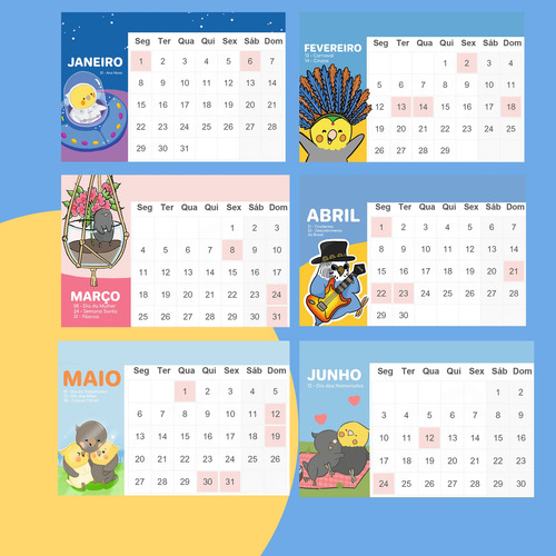 Calendário Psita Store 2024